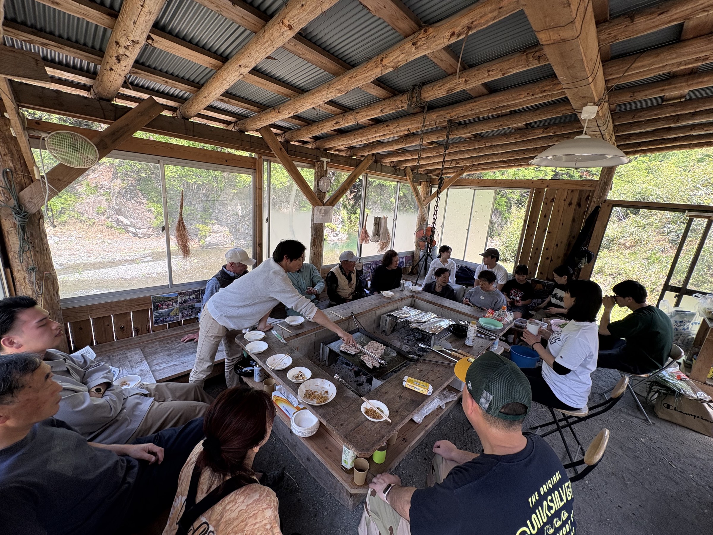 BBQ小屋の全景