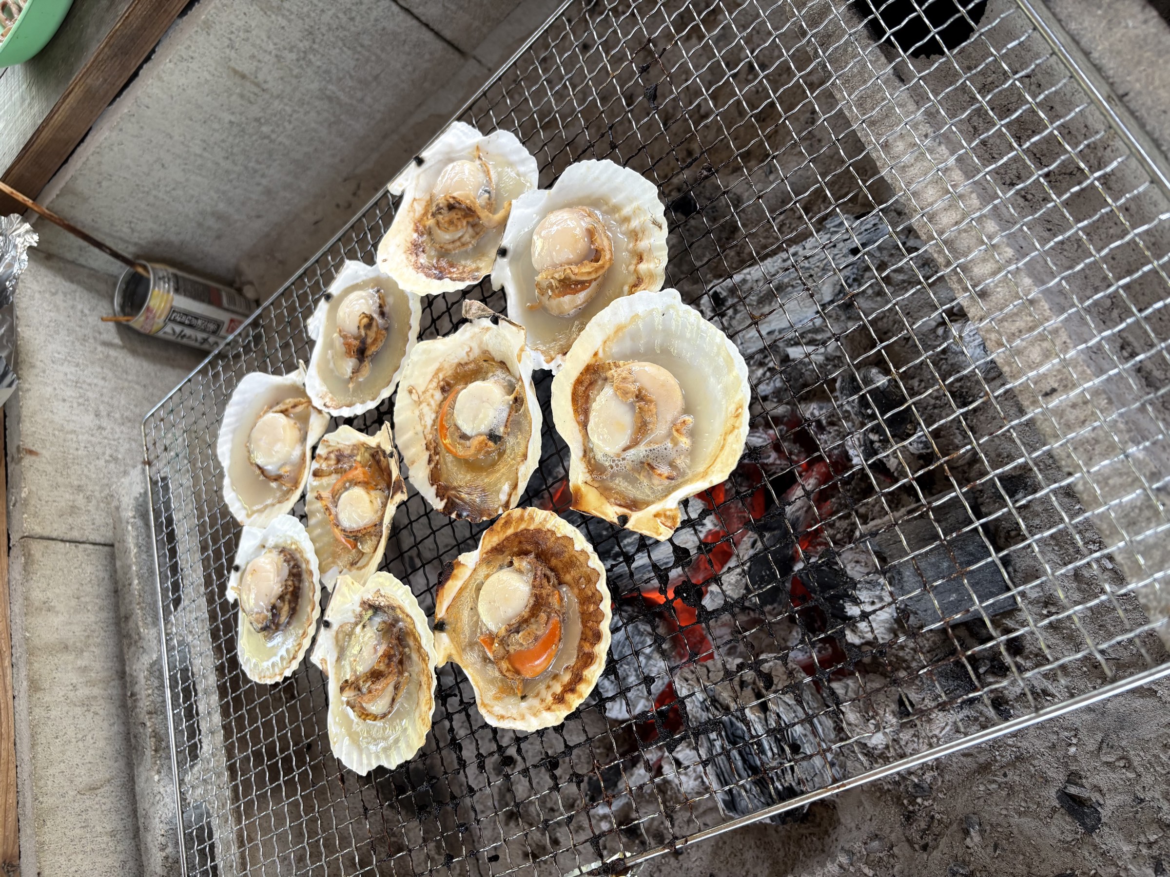 ホタテのBBQ